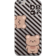 Manitoba Iphone 6 Plus / 6s Plus Uyumlu Baskılı Yumuşak Silikon Şeffaf Telefon Kılıfı