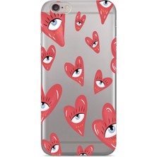 Manitoba Iphone 6 Plus / 6s Plus Uyumlu Baskılı Yumuşak Silikon Şeffaf Telefon Kılıfı