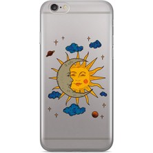 Manitoba Iphone 6 Plus / 6s Plus Uyumlu Baskılı Yumuşak Silikon Şeffaf Telefon Kılıfı