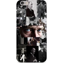 Manitoba Iphone 6 Plus / 6s Plus Uyumlu Baskılı Yumuşak Silikon Şeffaf Telefon Kılıfı