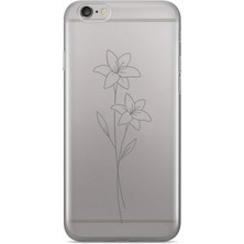 Manitoba Iphone 6 Plus / 6s Plus Uyumlu Baskılı Yumuşak Silikon Şeffaf Telefon Kılıfı