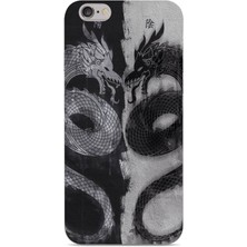 Manitoba Iphone 6 Plus / 6s Plus Uyumlu Baskılı Yumuşak Silikon Şeffaf Telefon Kılıfı