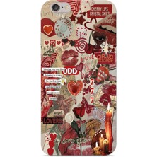 Manitoba Iphone 6 Plus / 6s Plus Uyumlu Baskılı Yumuşak Silikon Şeffaf Telefon Kılıfı