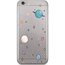 Manitoba Iphone 6 Plus / 6s Plus Uyumlu Baskılı Yumuşak Silikon Şeffaf Telefon Kılıfı