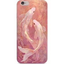 Manitoba Iphone 6 Plus / 6s Plus Uyumlu Baskılı Yumuşak Silikon Şeffaf Telefon Kılıfı