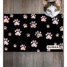 Monnhein Pet Mat – Kişiselleştirilebilir Kaymaz Mama Altlığı, 50X35 cm