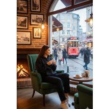 L-KOM Kadın 3 Iplik Içi Pamuklu Rahat Kesim Eşofman Takımı - Mevsimlik & Yumuşak Doku