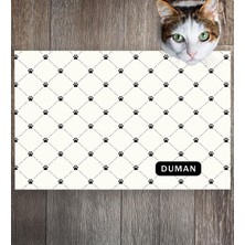 Monnhein Pet Mat – Kişiselleştirilebilir Kaymaz Mama Altlığı, 50X35 cm