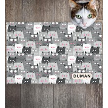 Monnhein Pet Mat – Kişiselleştirilebilir Kaymaz Mama Altlığı, 50X35 cm
