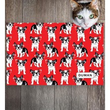 Monnhein Pet Mat – Kişiselleştirilebilir Kaymaz Mama Altlığı, 50X35 cm