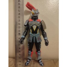 Plakperest Space Swordsman Zamsher  Figure - 2006 Bandai Yapım Orjinal Japon Canavar Figürü - Boy : 19 cm
