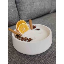 Opulent Accessories Büyük Boy Kase Mum, Dekoratif Hediyelik Mum, Doğum Günü Hediyesi,anneler Günü Hediyesi, Yeni Iş ve Yeni Ev Hediyesi, Dekoratif Mum, Sevgililer Günü Hediyesi