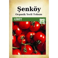 Şenköy Yerli Girit Domates Tohumu Doğal Ata Domates Tohumu Pakette 100 Tohum + Hediye Sebze Tohumu