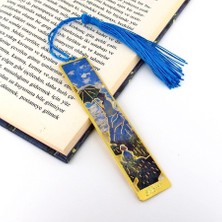 Solfera Claude Monet Şemsiyeli Kadın Tablo Sanat Metal Ayraç Kitap Ayracı AY079