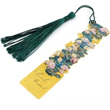 Solfera Claude Monet Nilüfer Çiçekleri Tablo Sanatsal Çiçekler Metal Ayraç Kitap Ayracı AY075