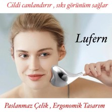 Lufern Özel Üretim Soğutma Başlıklı Yüz Masaj Aleti Yüz Bakım Profesyonel Cilt Bakım Canlandırma