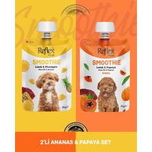 Reflex Plus Smoothie Kuzu Eti - Ananas & Kuzu Etli - Papaya Köpek Ödül Maması Seti 2X85 gr