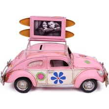 Skygo Dekoratif Metal Araba Çerçeveli ve Kumbaralı Hediyelik