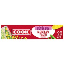 Cook Buzdolabı Poşeti Büyük Boy 30X45 cm 20 Yaprak