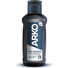 Arko Men Tıraş Kolonyası 255 ml Platinum Baharat ve Citrus Etkisiyle Ferahlatıcı