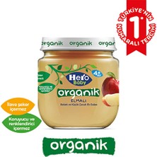 Hero Baby Organik Elmalı Kavanoz Maması 120 G