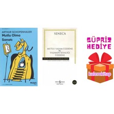 Can Yayınları Mutlu Olma Sanatı - Arthur Schopenhauer & Iş Bankası Kültür Yayınları Mutlu Yaşam Üzerine : Yaşamın Kısalığı Üzerine - Seneca (Sürpriz Hediyeli)