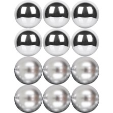 Mistique Home Cici Top 4 cm Gümüş 12'li