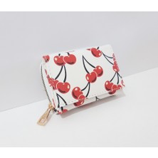 Renkli Çiçekler Çocuk Cüzdan 11X8X4 cm Desenli Çocuk Cüzdanı