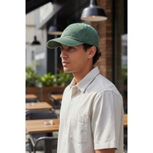 Eleven Markets Ithal Eskitme Model Yıkana Bilir Yeşil Kot Şapka