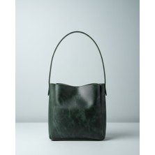Bucket Bag Hakiki Deri Premium Kadın Omuz Çantası