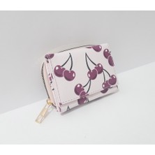 Renkli Çiçekler Çocuk Cüzdan 11X8X4 cm Desenli Çocuk Cüzdanı