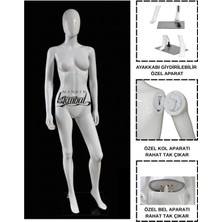 Manken İstanbul Pp Kalite Plastik Uzun Ömürlü Vitrin Mankeni Dayanıklı, Şık Vitrin Sunumları Için Ideal Seçim