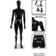 Manken İstanbul Pp Kalite Plastik Uzun Ömürlü Erkek Vitrin Mankeni Dayanıklı, Şık Vitrin Sunumları Için Ideal Seçim