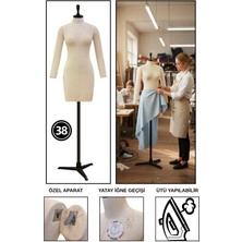 Manken İstanbul 38 Beden Özel Üretim Balık Model Kollu Terzi Mankeni Prova Mankeni