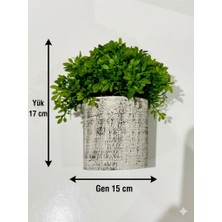 FB Cup Masanızın Yeni Favorisi: Dekoratif Minimalist Yeşil - Gerçekçi Yeşil Yapay Çiçek