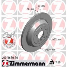 Zimmermann Mtxdpn Fren Diski Arka Mercedes W164 W251