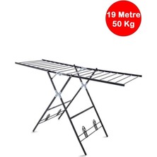 Özbience Katlanabilir Çelik Çamaşır Kurutmalık 19 Metre, Pratik ve Dayanıklı