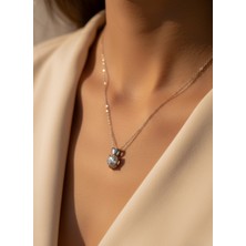 Zarene Silver Gün Işığı Kalp Kolye 925 Ayar Gümüş Kolye