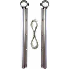 Özbience Alüminyum Balkon Çamaşır Askısı, Çift Taraflı, Dayanıklı ve Hafif