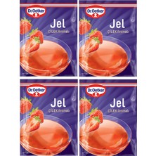 Dr. Oetker Jel Çilek Aromalı 100 gr x 4 Adet
