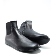 Endurstep Hakiki Deri Miflonlu Tek Lastikli Fermuarlı Çorap Mest