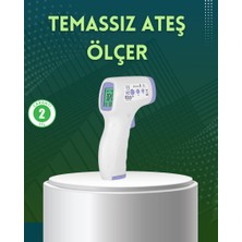 Zero Land Techmrt Kızılötesi Temassız Ateş Ölçer LCD Ekranlı Hassas Termometre