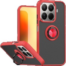 Butik Xiaomi Mi 15T Pro Montreal Yüzüklü Silikon Kapak - KIRMIZI-(5796)