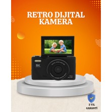 Zero Land Techmrt 75MP 5k Video Destekli Dijital Kamera 18X Zoom Çok Eksenli Stabilizasyon