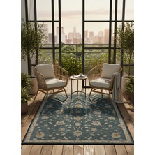 Rose'n Home Arte HD020 Vintage Klasik Desenli Dekoratif Şönil Salon Oturma Odası Mutfak Halısı