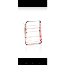 Özbience Pratik Katlanır Çamaşır Kurutmalık Askısı, Dar Balkon, Antrasit Gri