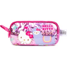 Necati Çanta Hello Kitty Lisanslı Çift Gözlü Kalemlik