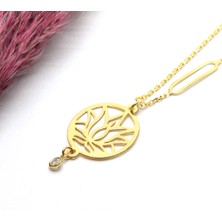 Canka Lotus Gümüş Kolye