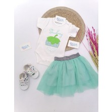 Çilek Nakış Yeşil Tütülü Takım 6 Ay