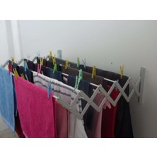 Özbience Katlanabilir Çamaşır Kurutma Askısı, 100 Cm, 9 Çubuklu, Çok Fonksiyonlu